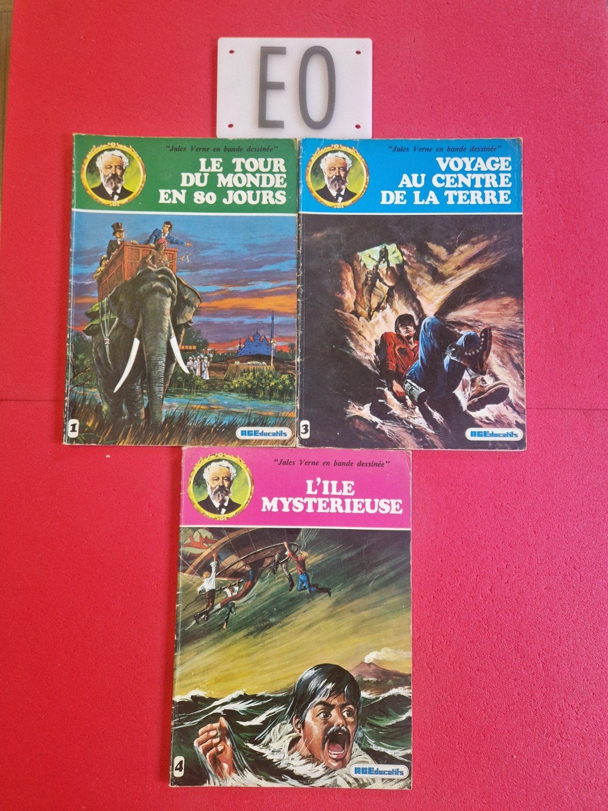 lot de 3 bd jules verne en bande dessinée, Enlèvement ou Envoi