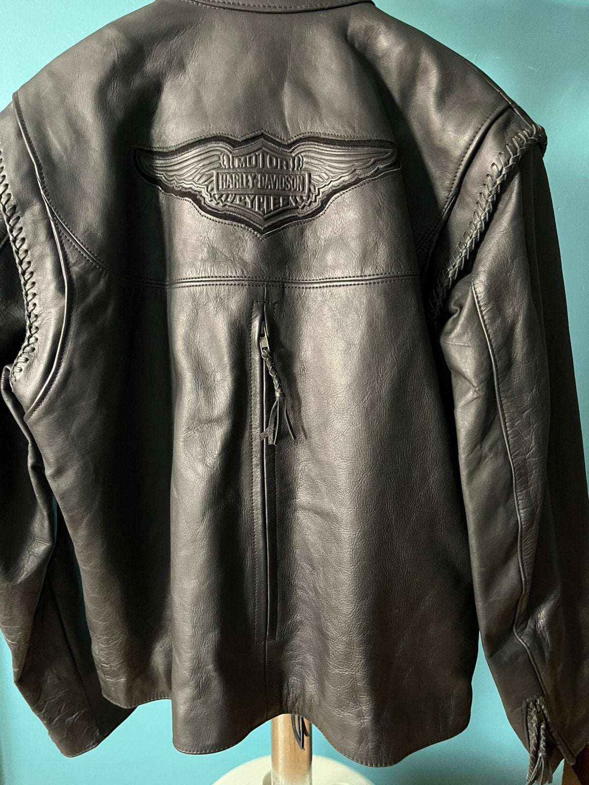Harley Davidson vest L-XL, Motoren, Ophalen, Nieuw zonder kaartje, Heren, Jas | leer