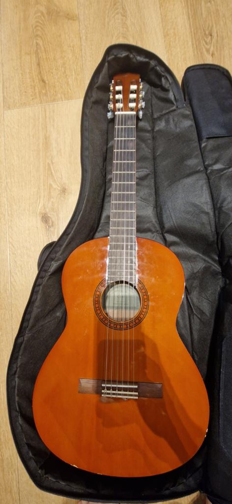 Yamaha CS40 (3/4 formaat) + gig bag, Muziek en Instrumenten, Snaarinstrumenten | Gitaren | Akoestisch, Ophalen, Gebruikt, Klassieke of Spaanse gitaar