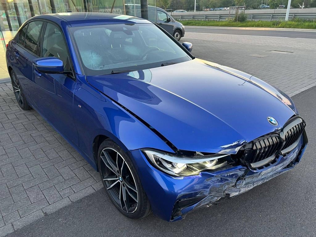 Bmw série 3 G20 318d pack M accidentée schadewagen, Achat, Boîte manuelle, Particulier, Série 3