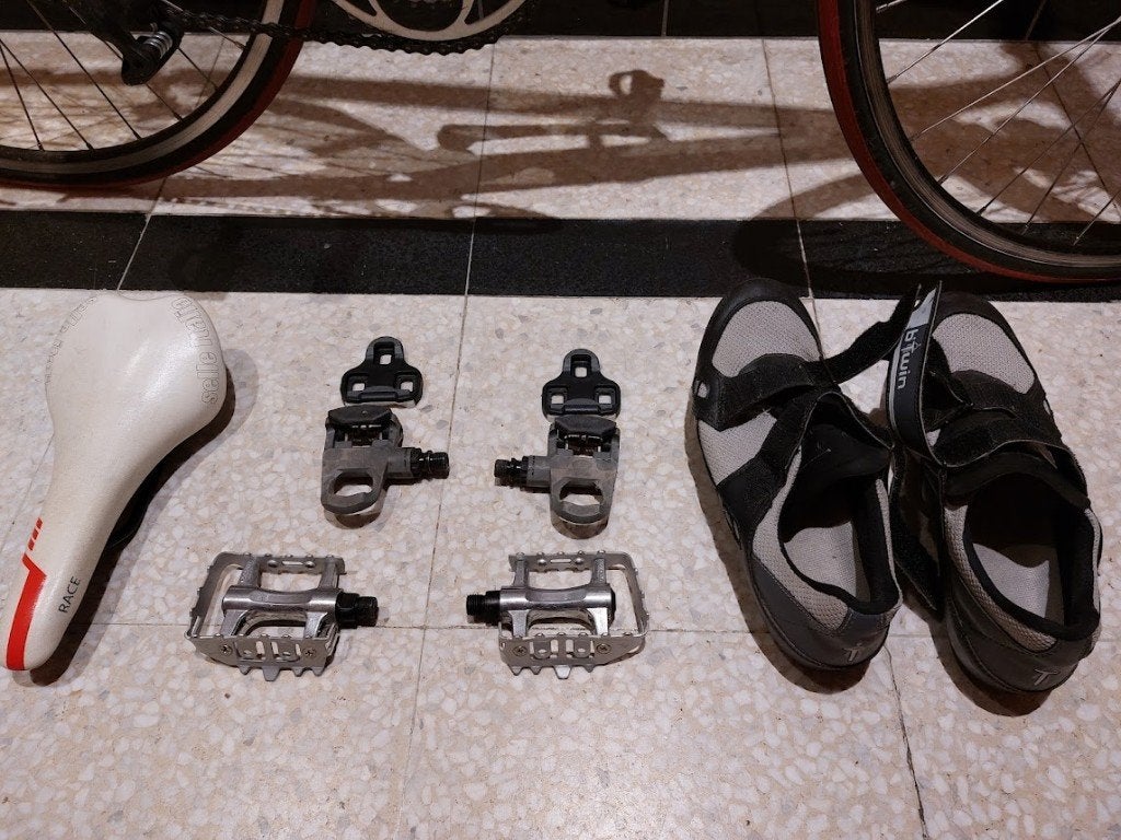 koersfiets ridley triton, Ophalen, Gebruikt, Minder dan 10 versnellingen