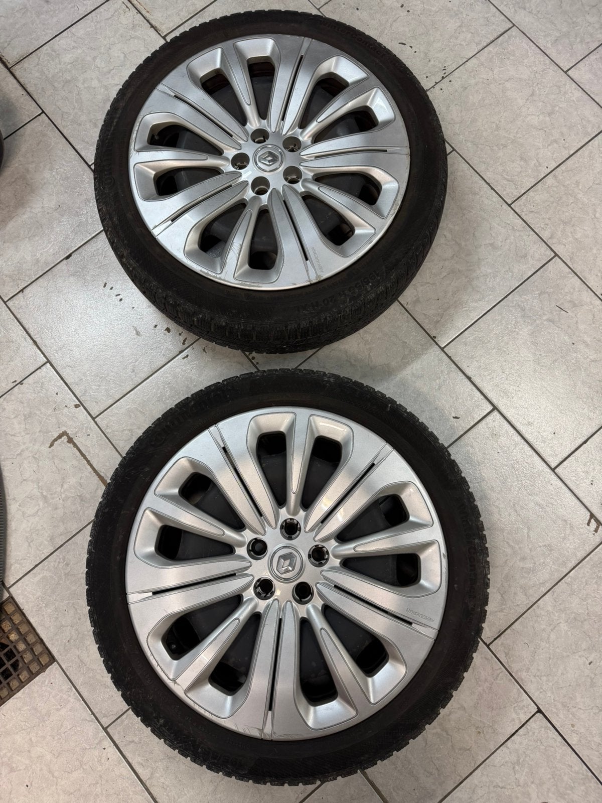 Jantes et pneus hiver Renault Scenic 5/144.3, Autos : Pièces & Accessoires, Pneus hiver, Pneu(s), Enlèvement, 20 pouces