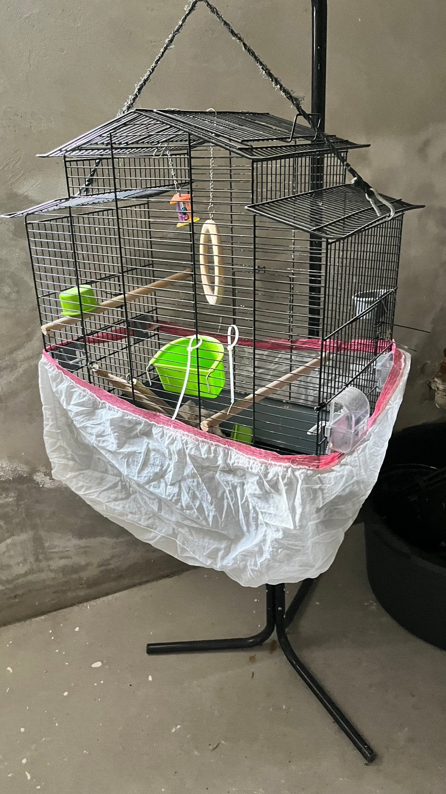Grande cage à oiseaux, Animaux & Accessoires, Enlèvement, Comme neuf, Métal, Cage à oiseaux
