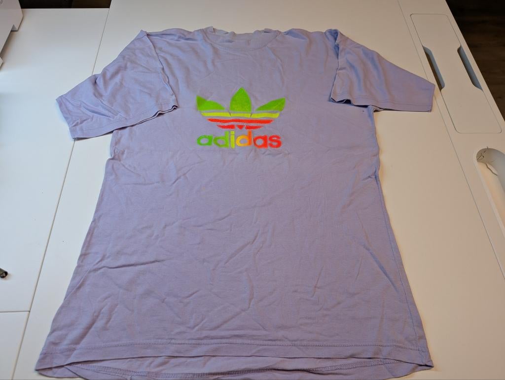 Lila t-shirts met adidas op, Ophalen of Verzenden, Zo goed als nieuw, Overige kleuren, Korte mouw