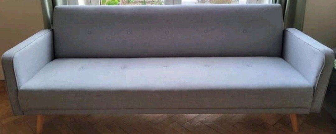 Canapé convertible gris clair, Maison & Meubles, Enlèvement, Gris