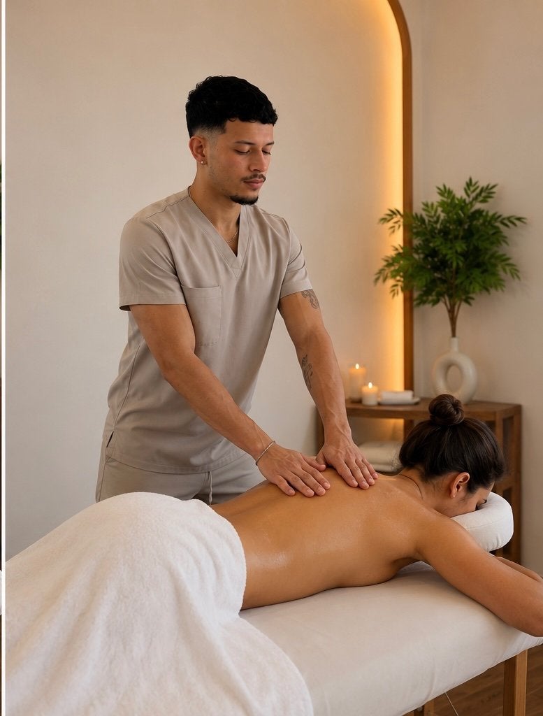 Massage Relaxant à 2 ou 4 mains, Ontspanningsmassage