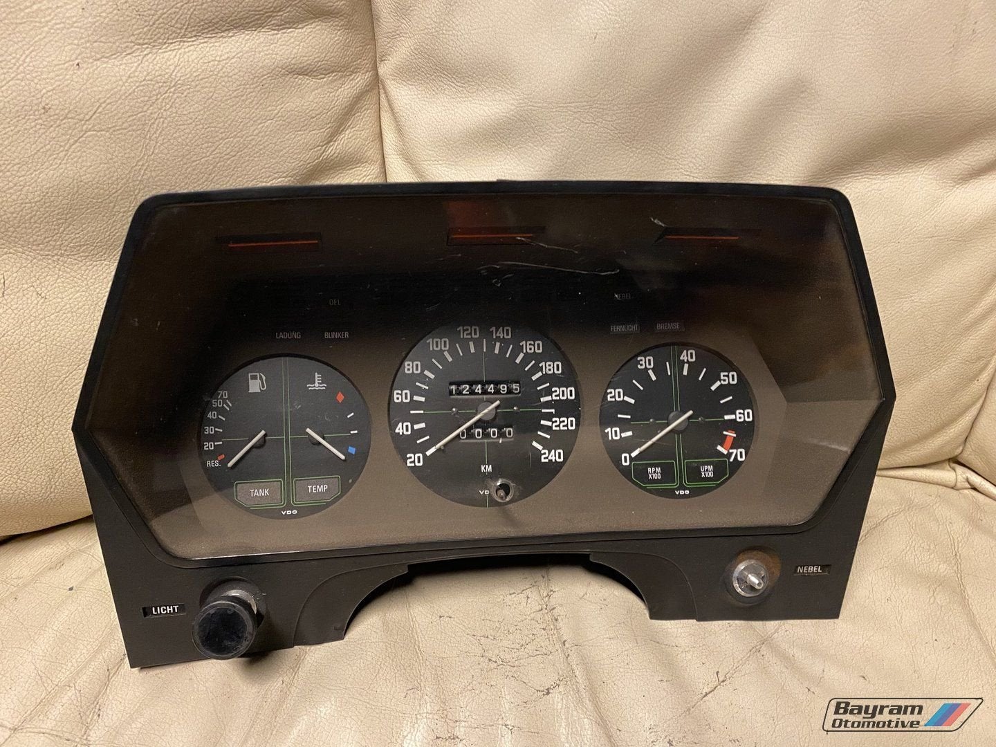 Bmw 635csi Tellerbak tacho km teller bak 1360521 6-serie E24, -, -, Enlèvement, Utilisé