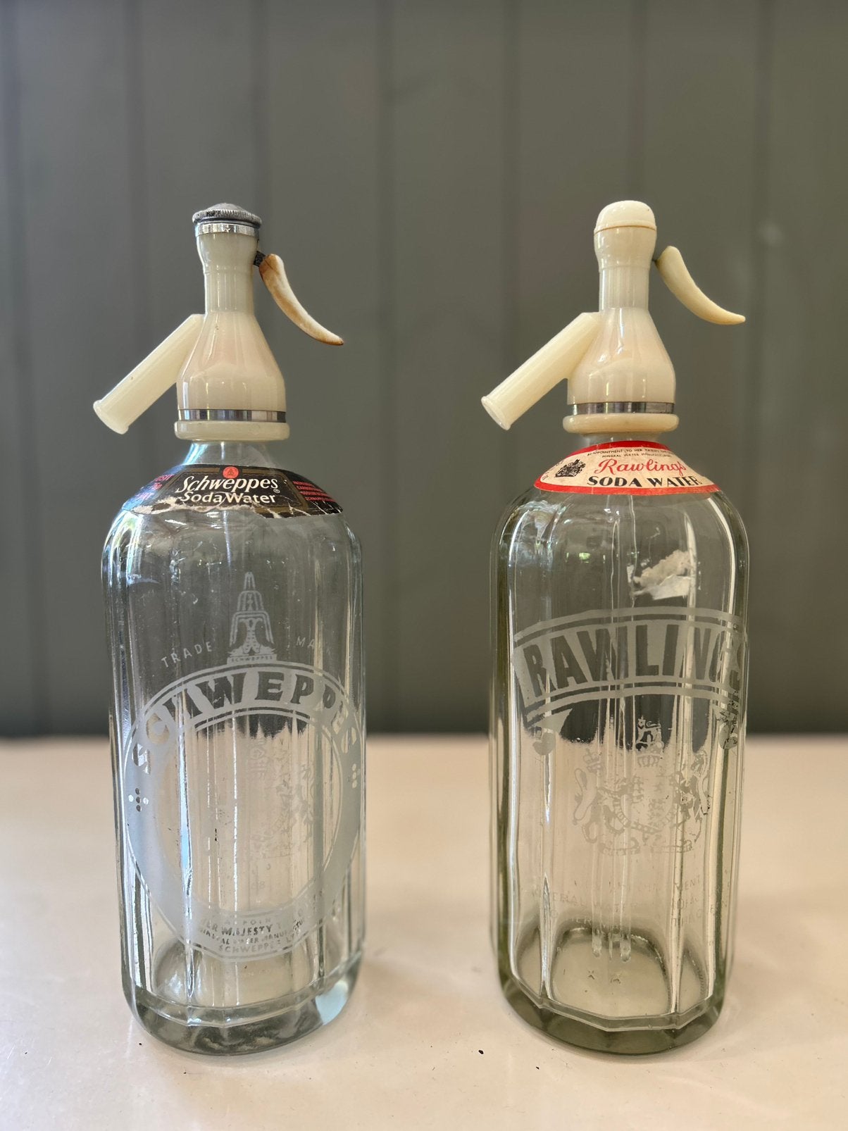 Siphons à soda vintage Schweppes Rawlings, Enlèvement ou Envoi