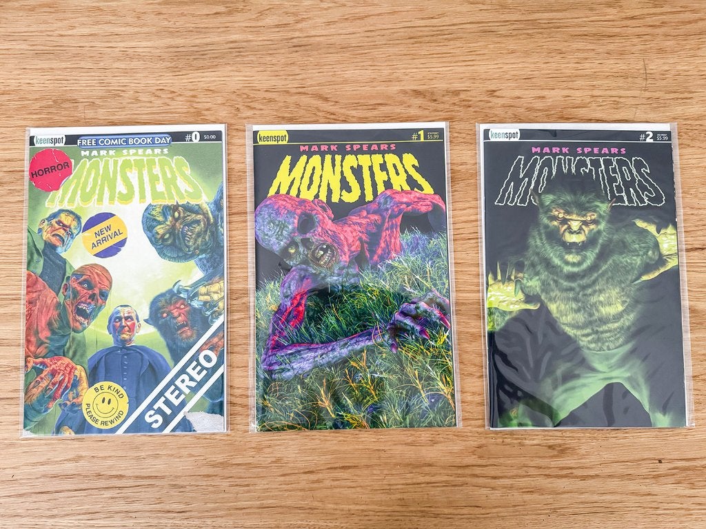 Mark Spears Monsters volledige reeks, Livres, BD | Comics, Enlèvement ou Envoi, Série complète ou Série, Comme neuf, Mark Spears