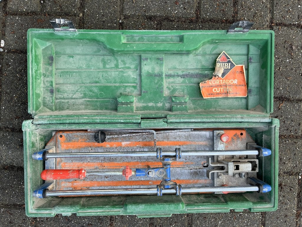 Tegelsnijder Rubi TS40, Bricolage & Construction, Enlèvement, Utilisé, Outil de coupe, Rubi