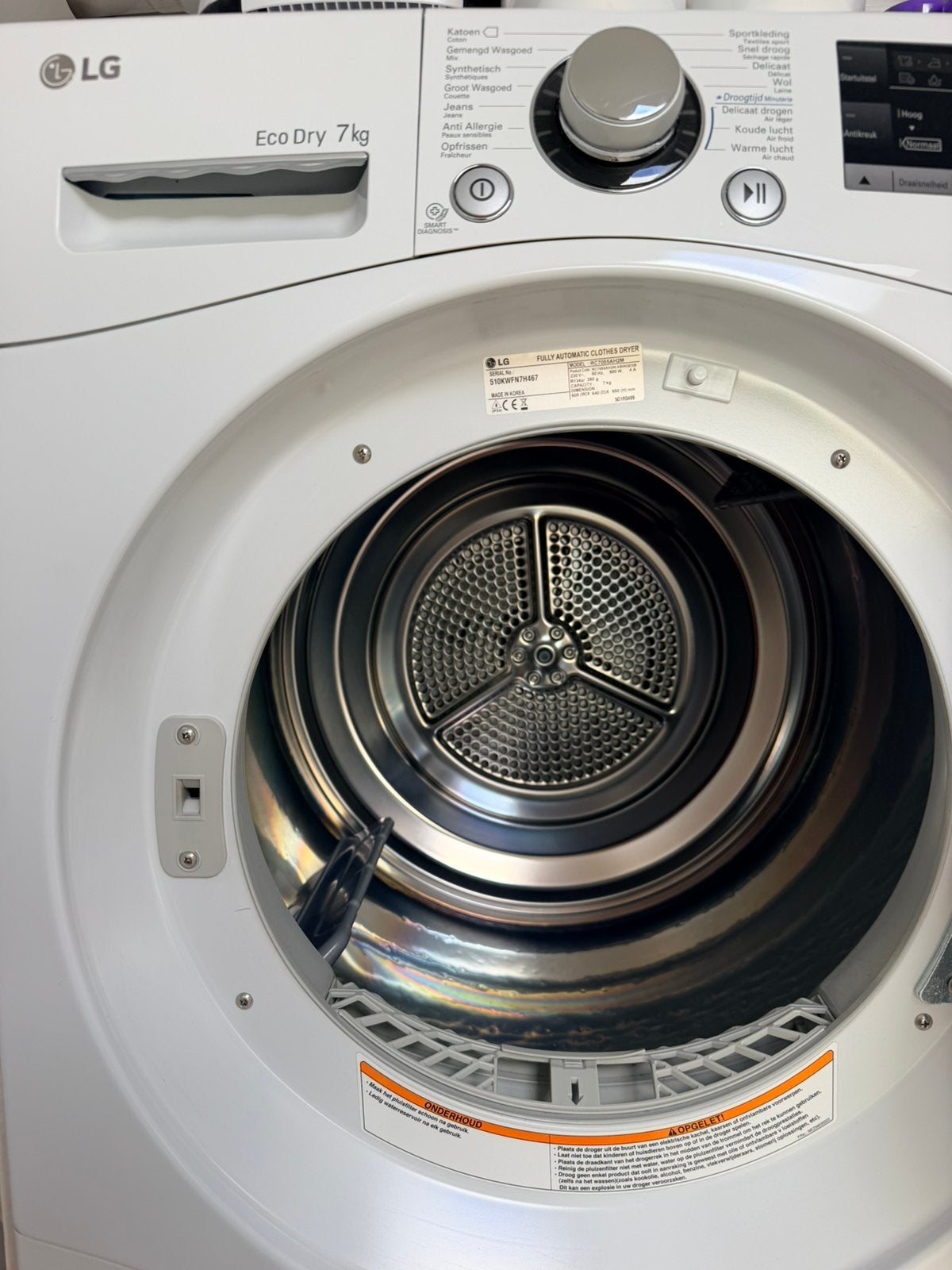 Wasmachine + droogkast LG, Ophalen, Zo goed als nieuw