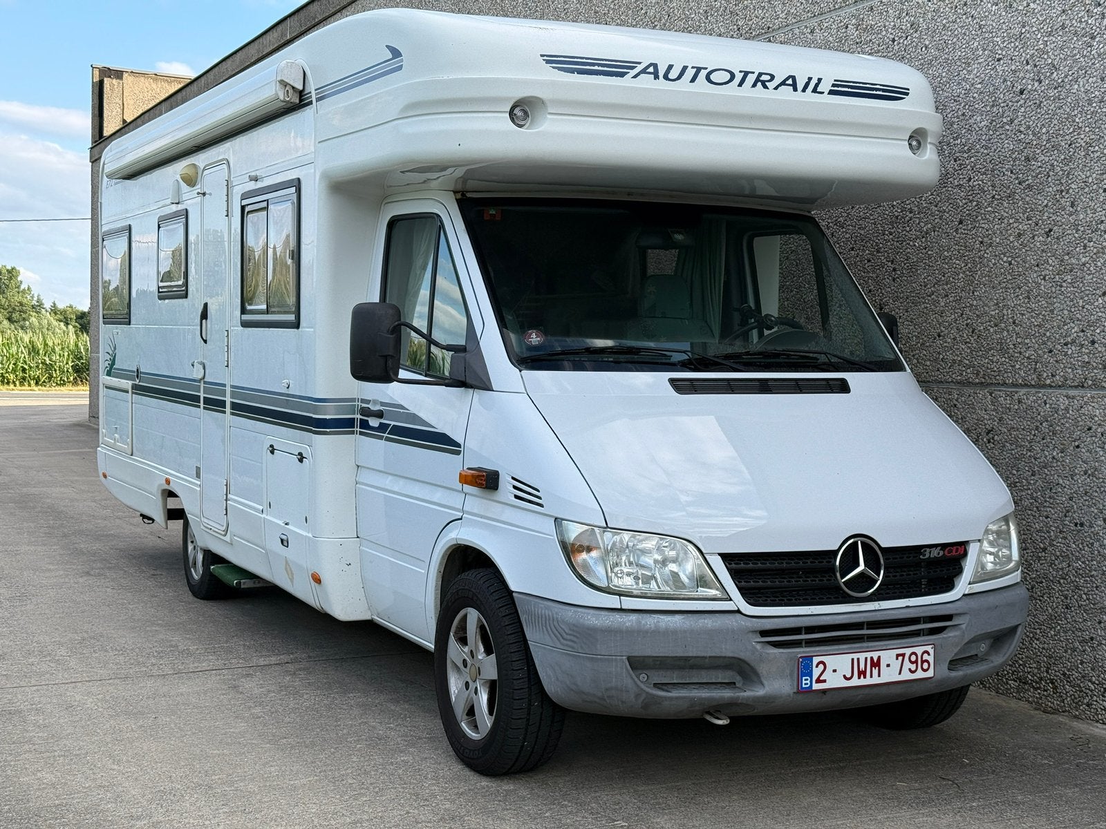 Mercedes Sprinter 316 CDI Automaat Mobilhome – 2001 – 118dkm, Jusqu'à 4, Entreprise, Mercedes-Benz, Automatique