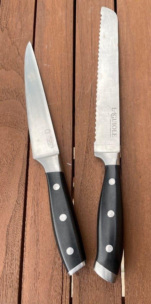 2 couteaux de cuisine, Enlèvement, Comme neuf