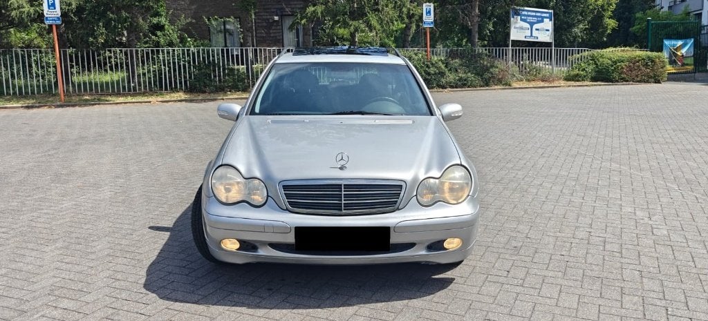 @ Mercedes C180 K Break 2002 165Km Airco Dak Euro 4 CT OK @, Zwart, 4 cilinders, 1796 cc, 190 g/km