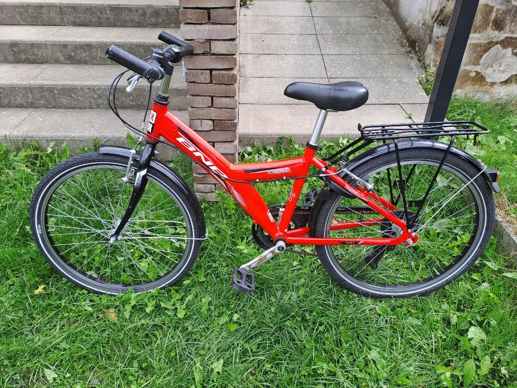 Jongensfiets 24 inch powerkid BNB, Frein à main, Enlèvement, Utilisé, BNB Bike