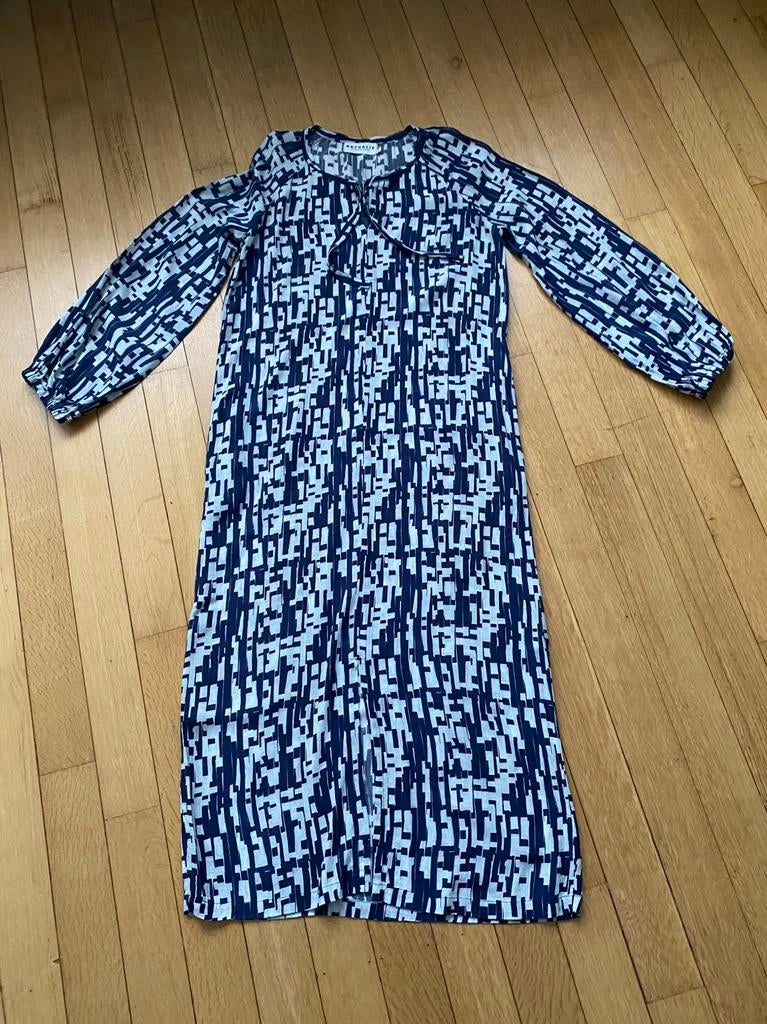 Nathalie Vleeschouwer zomerjurk XS/S, Ophalen of Verzenden, Zo goed als nieuw, Maat 34 (XS) of kleiner, Blauw