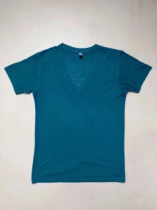 Vintage American Apparel Track Shirt M – Made in USA, Kleding | Heren, Ophalen of Verzenden, Maat 48/50 (M), Groen, American Apparel