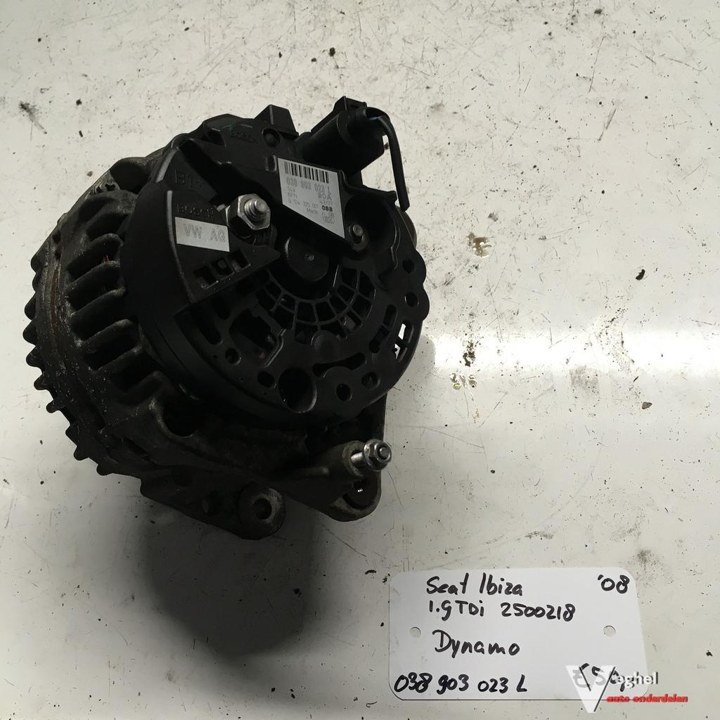Seat Ibiza 1.9tdi 5drs 2008 2500218  Dynamo 038 903 023 L, Auto-onderdelen, Motor en Toebehoren, Gebruikt, Ophalen of Verzenden
