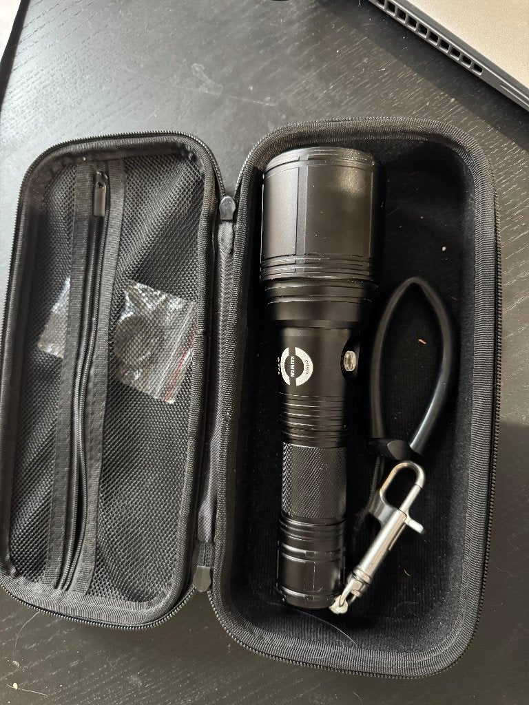 Duiklamp Oceama Kaiman 4000 lumen, Watersport en Boten, Duiken, Zo goed als nieuw, Duiklamp, Verzenden