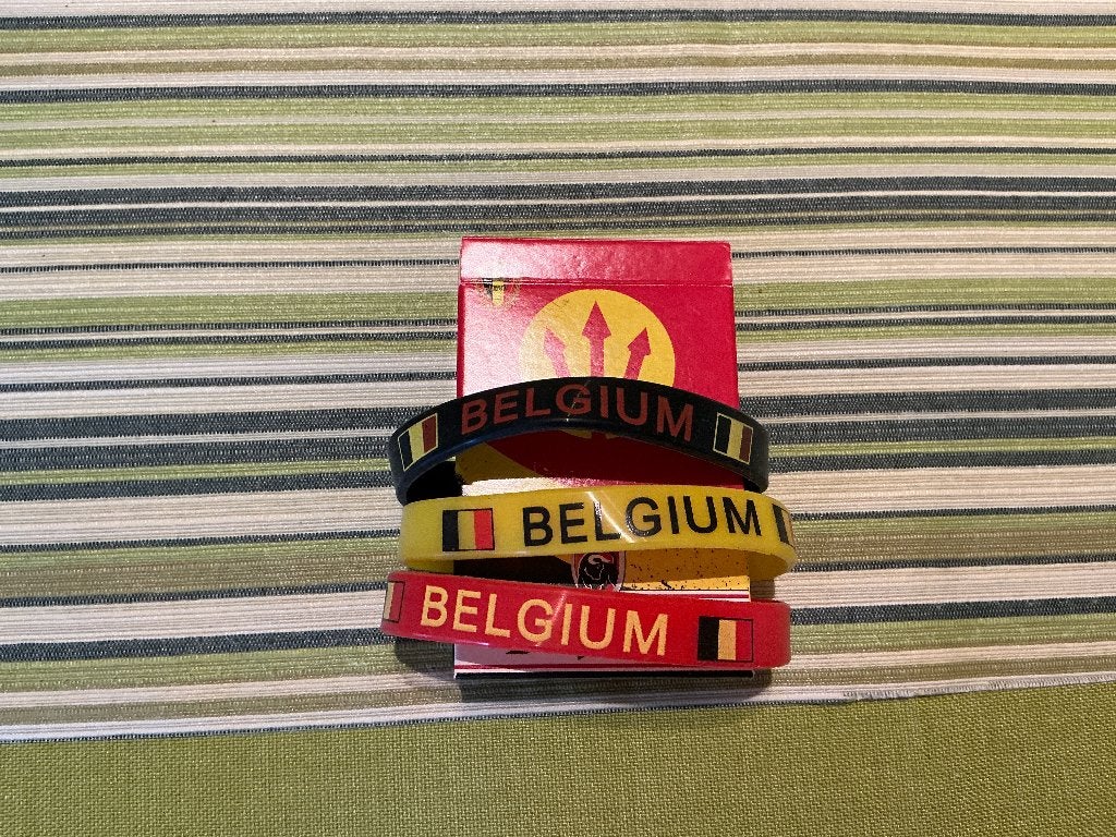 TE KOOP Supporter Polsbandjes Belgium, Envoi, Utilisé, Autres types