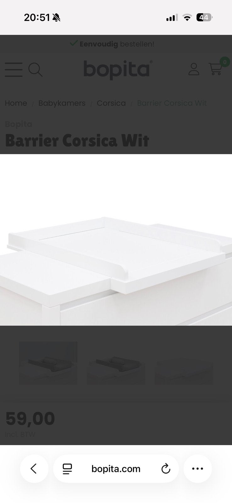 Bopita Corsica Carrier, Kinderen en Baby's, Ophalen, Zo goed als nieuw