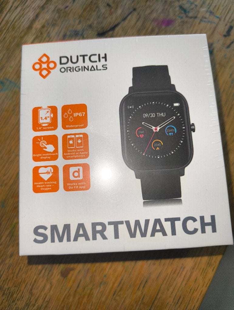Dutch Orginals Smartwatch, Ophalen of Verzenden, Nieuw, Zwart