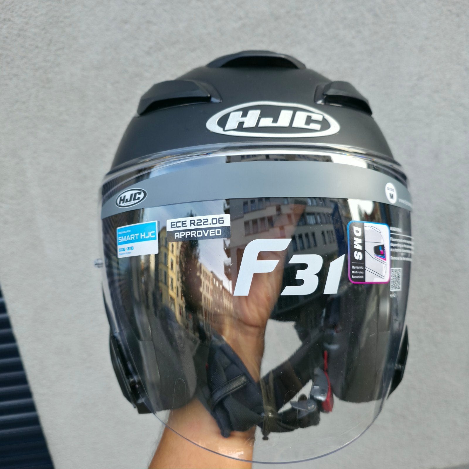 casque hjc f31, Motos, Enlèvement ou Envoi, XL, HJC
