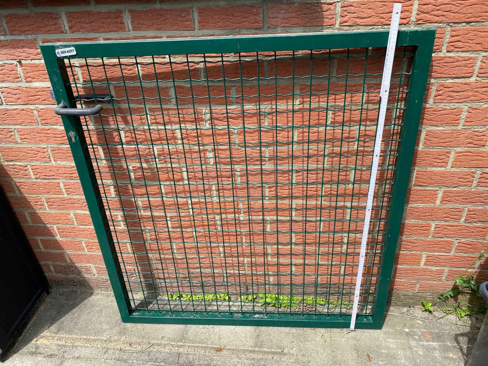 portail jardin bekaert, Jardin & Terrasse, Enlèvement, Utilisé, 100 à 150 cm, 100 à 150 cm