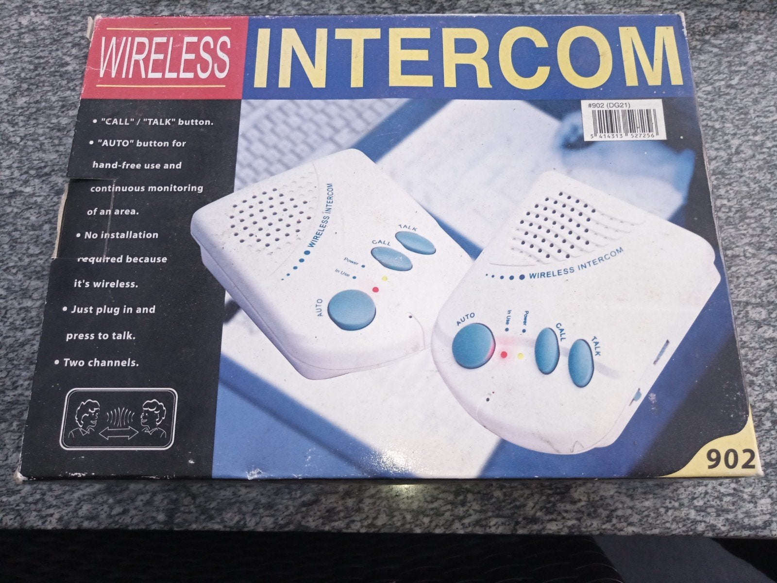 Interphone domestique sans fil/interphone vocal bidirectionn, Enlèvement ou Envoi