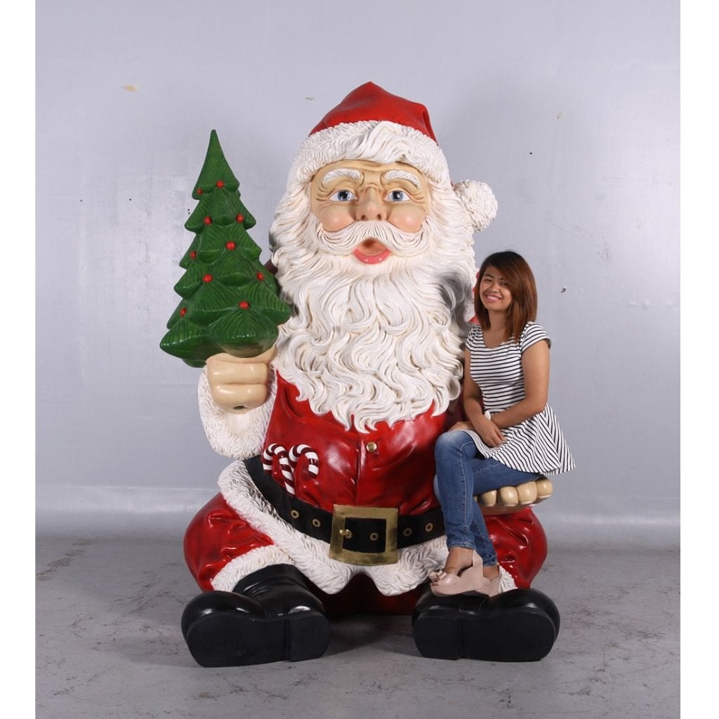Père Noël géant 220 cm - Père Noël, Enlèvement, Neuf