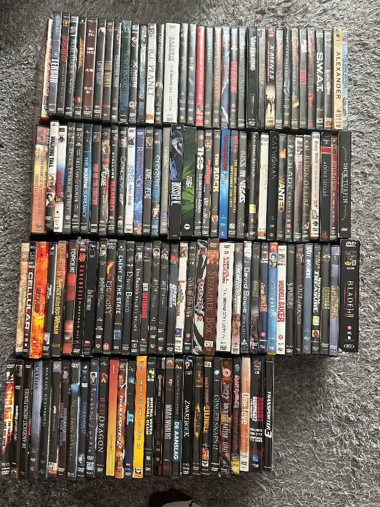 Verzameling DvD’s - 100+, Cd's en Dvd's, Ophalen, Gebruikt