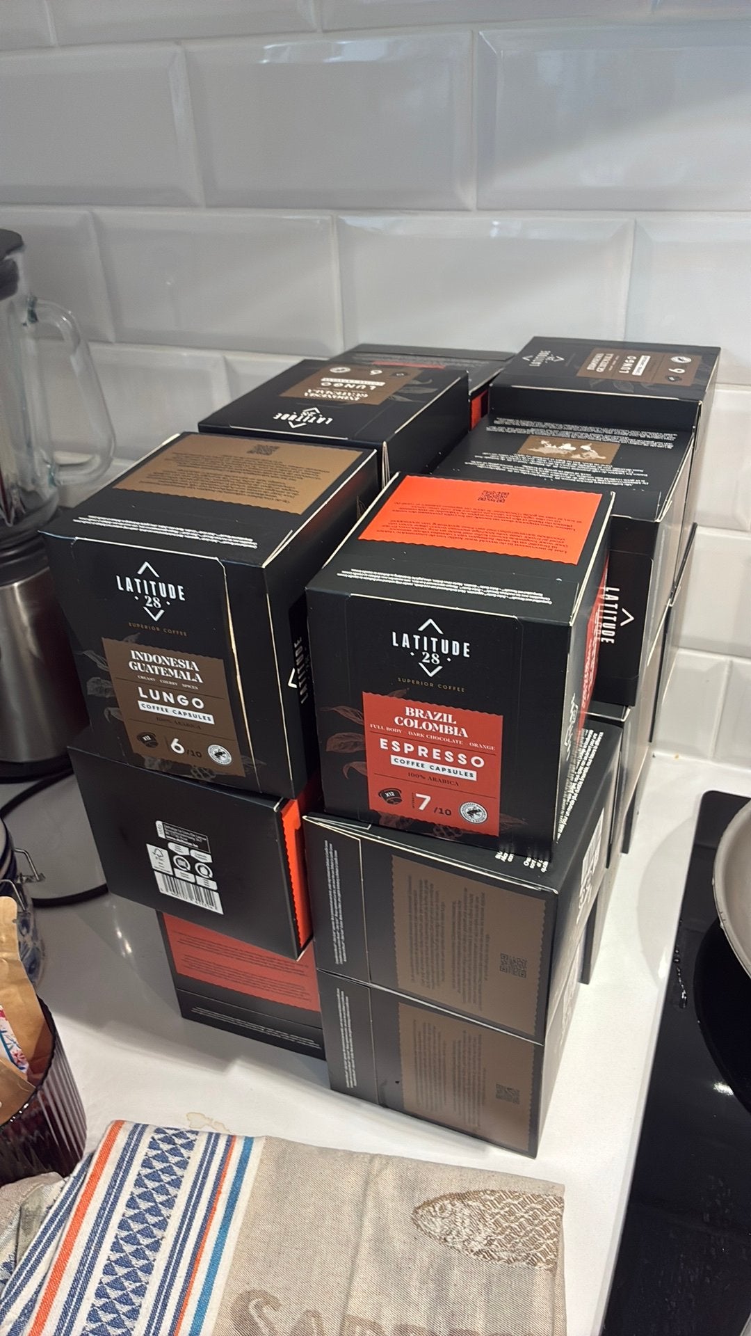 Lot de 216 capsules LATITUDE28 comptaible dolce gusto, Ophalen, Zo goed als nieuw, Dolce Gusto, Nespresso