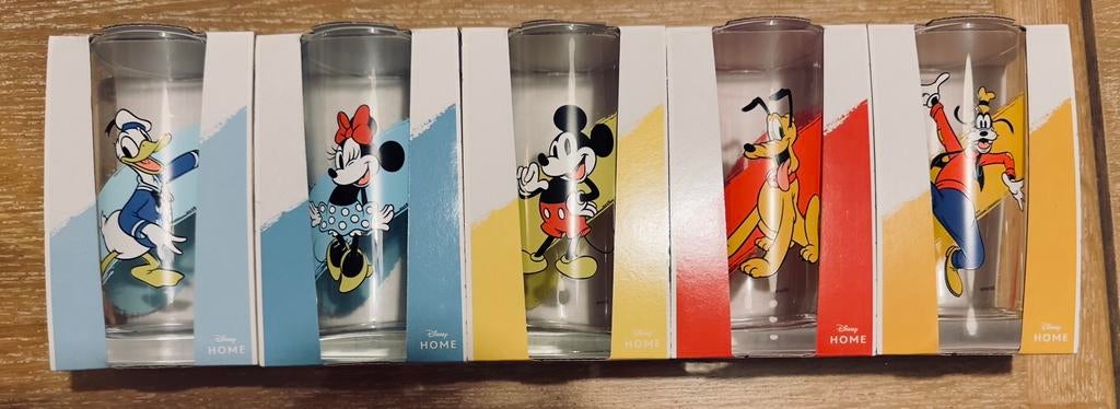 Disney Home drinkglazen, Verzamelen, Glas en Drinkglazen, Ophalen, Nieuw, Frisdrankglas