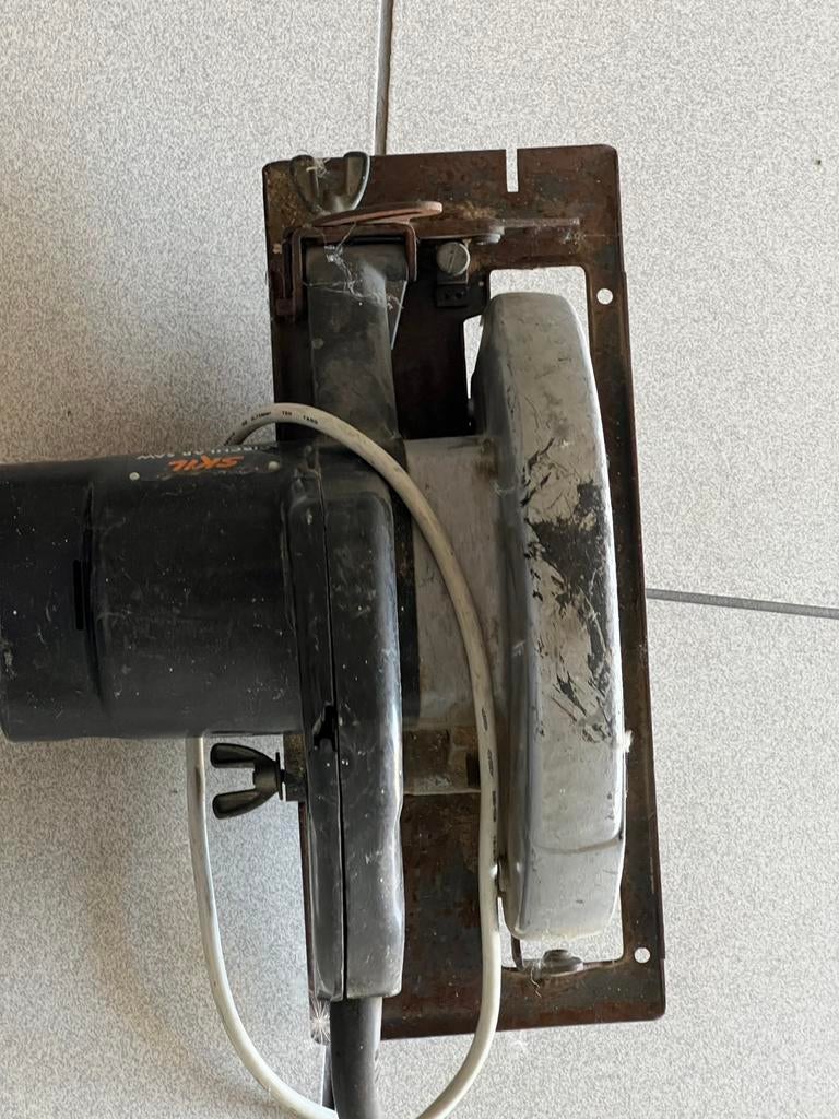 Hout zaagmachine met schijf 20 cm.  Super krachtig, Ophalen of Verzenden, Zo goed als nieuw, Hout