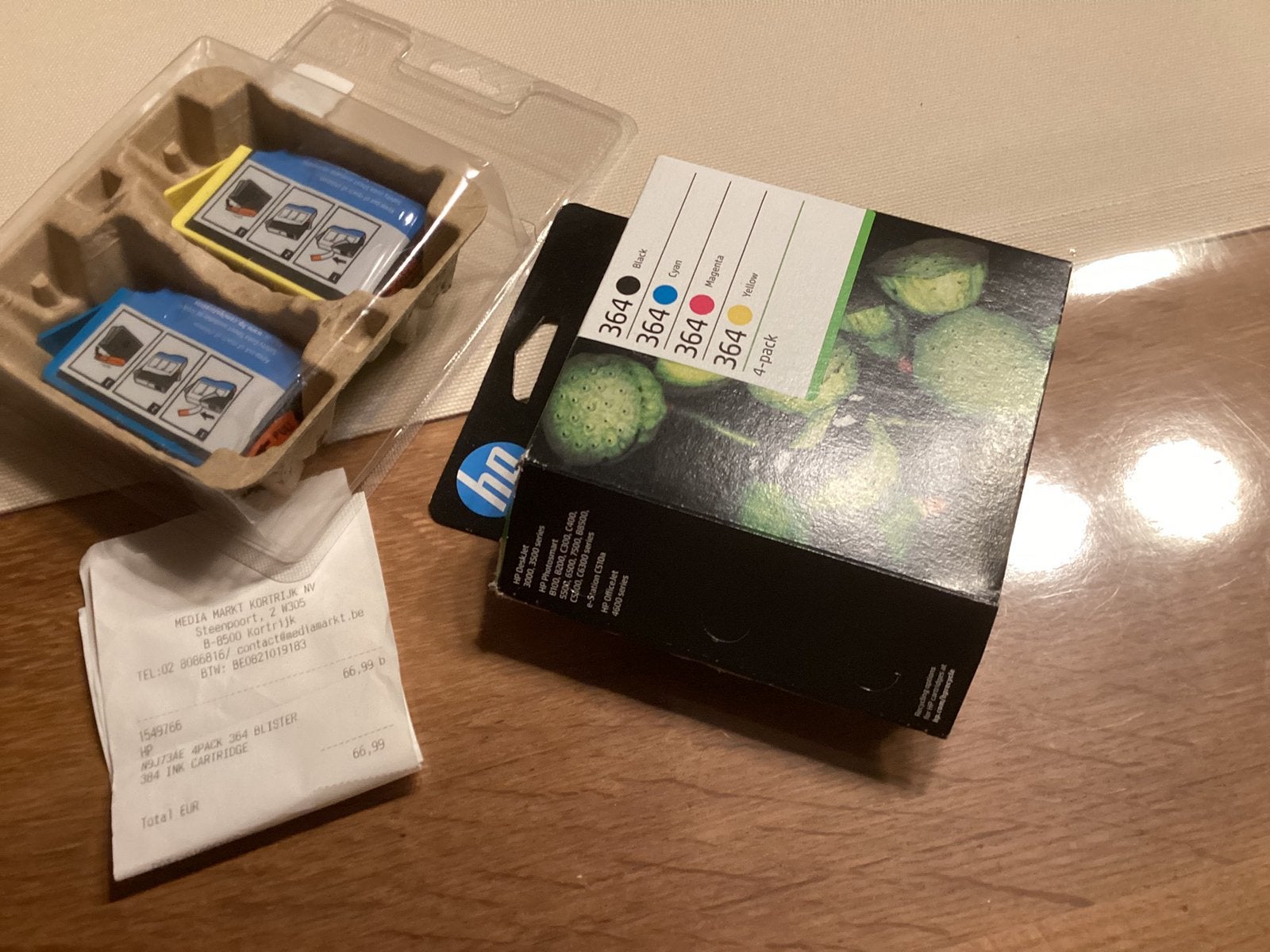 Inktcardriges, Enlèvement, Neuf