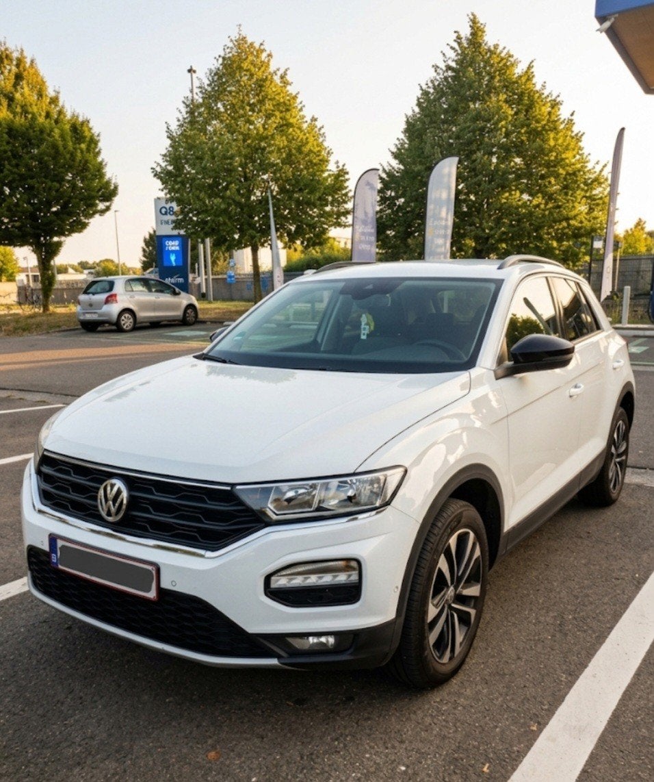 Vw T-roc 2019 Iq drive, Auto's, Automaat, Stof, Wit, Dealer onderhouden