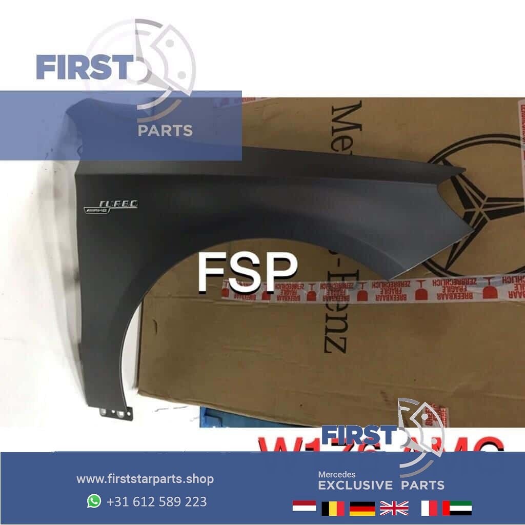 W176 A45 AMG zijscherm Mercedes A Klasse 2012-2018 45 GRIJS, Garde-boue, Droite, Utilisé, -