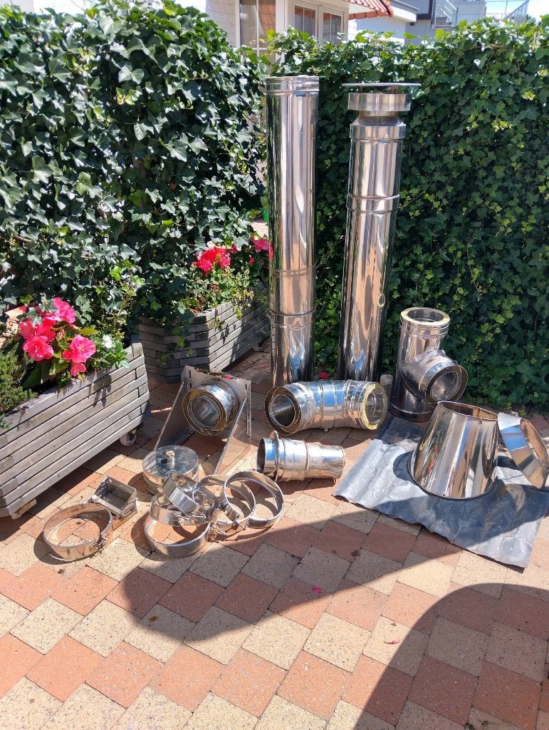 Inox schouw 150/210, Inox, 80 mm ou plus, 2 à 4 mètres, Enlèvement