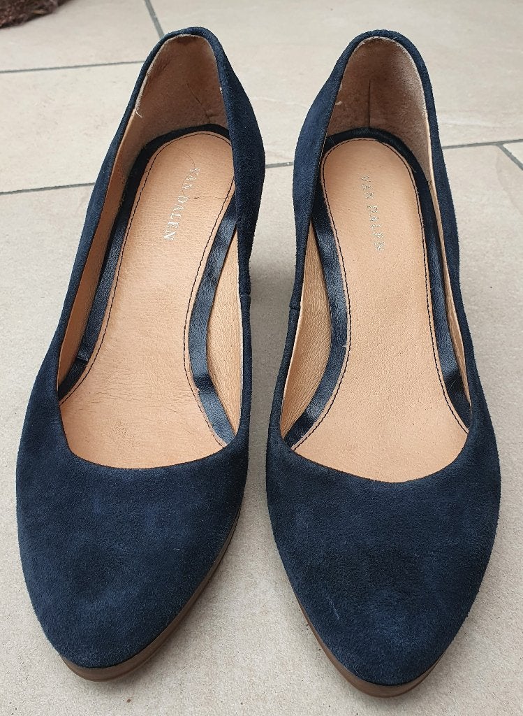 Donker blauwe pumps van Van Dalen maat 38, Pumps, Blauw, Ophalen of Verzenden, Zo goed als nieuw