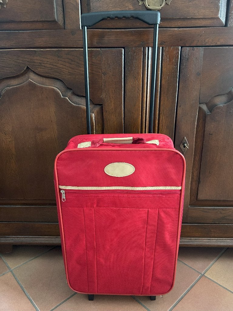 NIEUWE TROLLEY MET TOILETZAK, Ophalen of Verzenden, Nieuw, Rood, Wieltjes