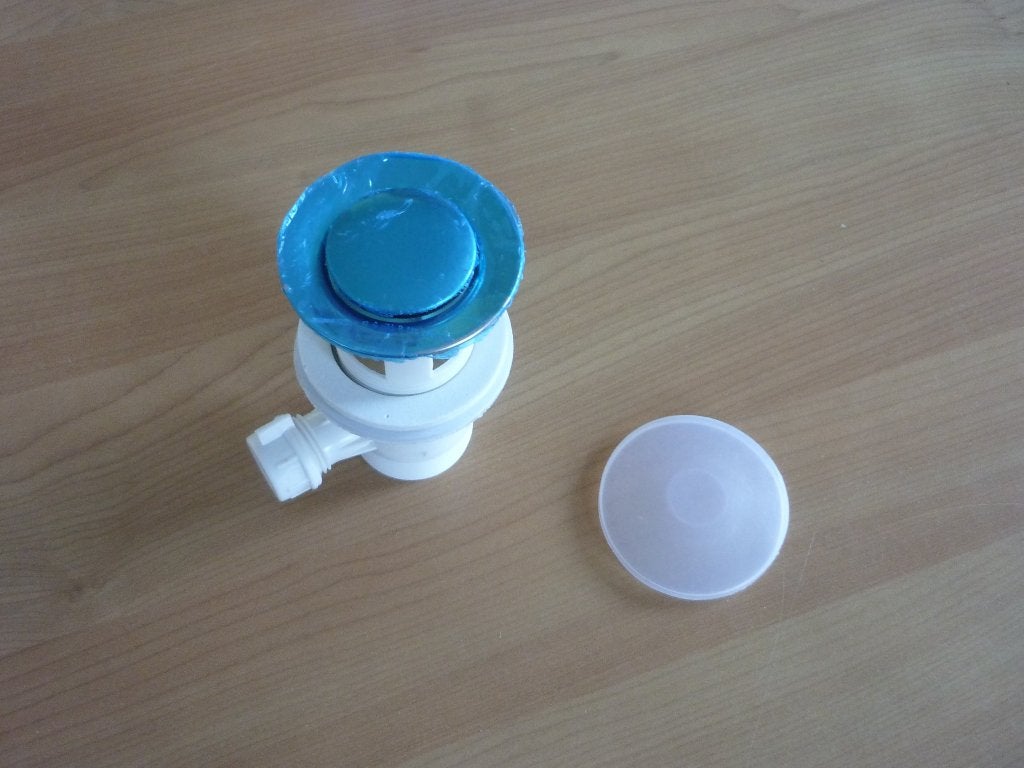 Wastafel afvoerplug met stop 4 cm diameter, Bricolage & Construction, Sanitaire, Enlèvement ou Envoi, Lavabo