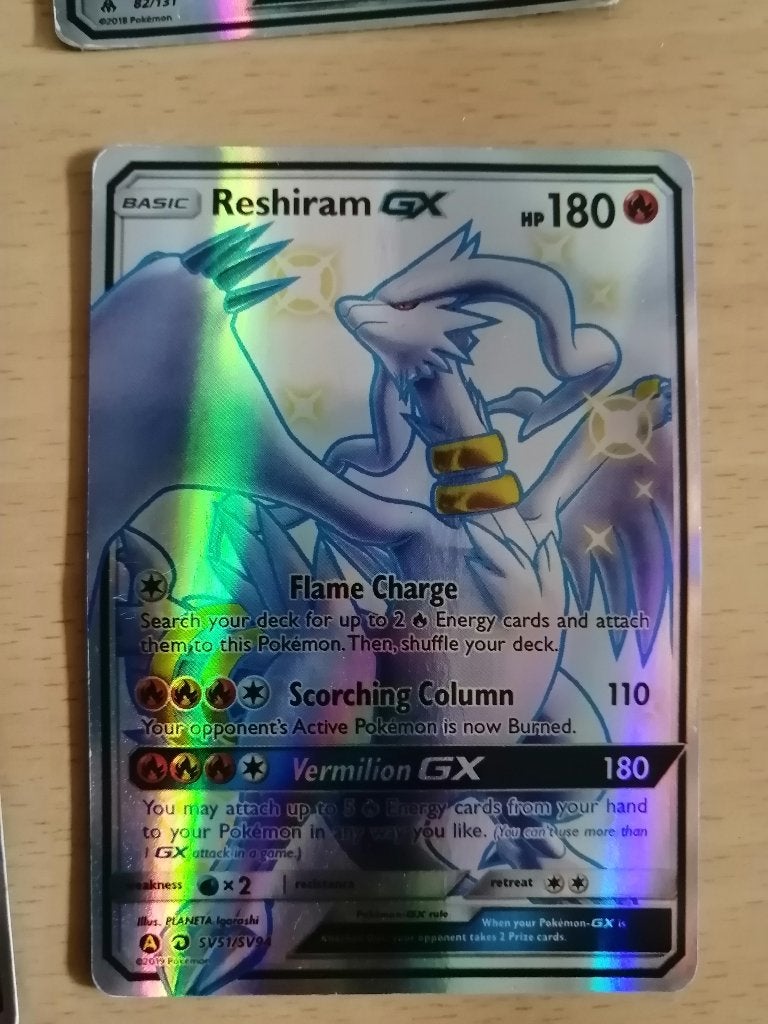 Carte Pokémon Reshiram GX numéro SV51/SV94 HP180, Hobby & Loisirs créatifs, Enlèvement ou Envoi