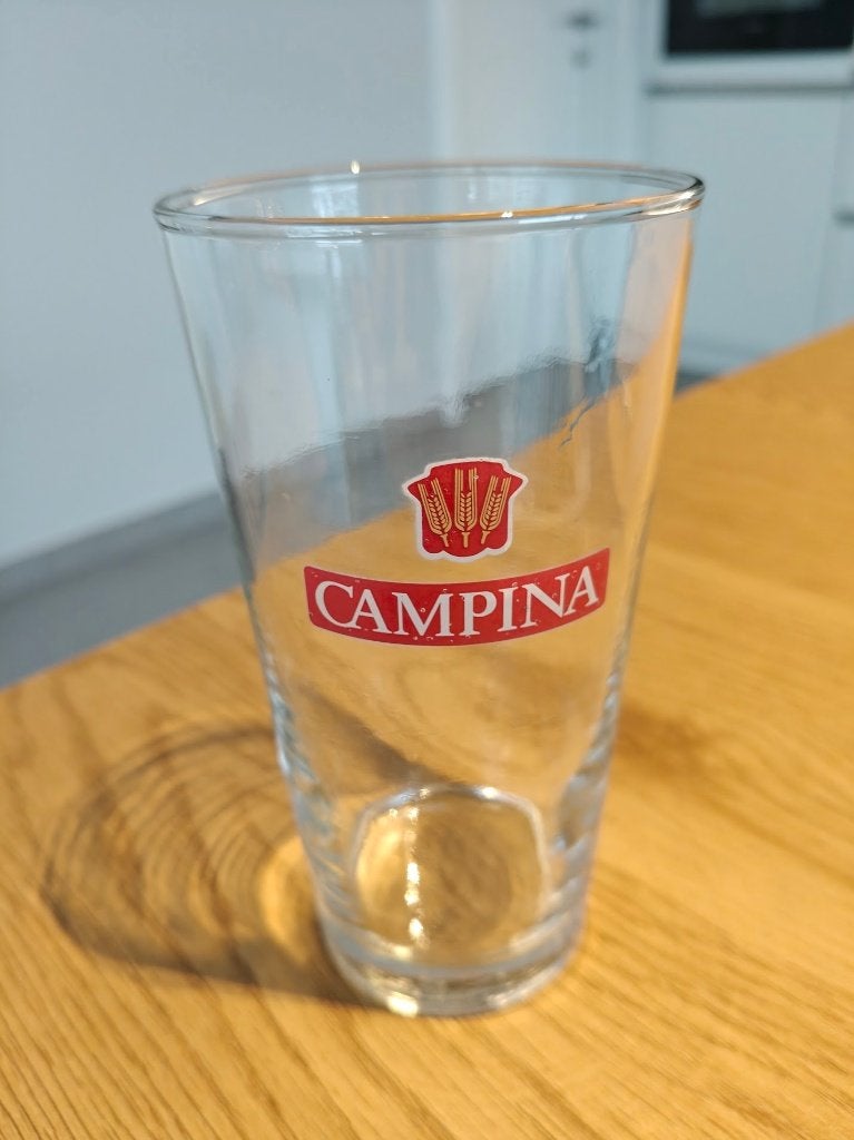 campina, Enlèvement ou Envoi, Comme neuf, Verre à bière