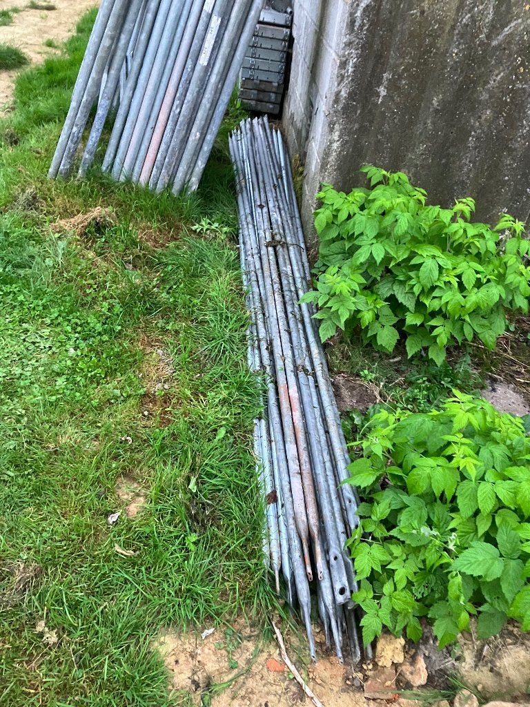Stelling te koop, Doe-het-zelf en Bouw, Ophalen, Gebruikt, Gevelsteiger, 5 meter of hoger