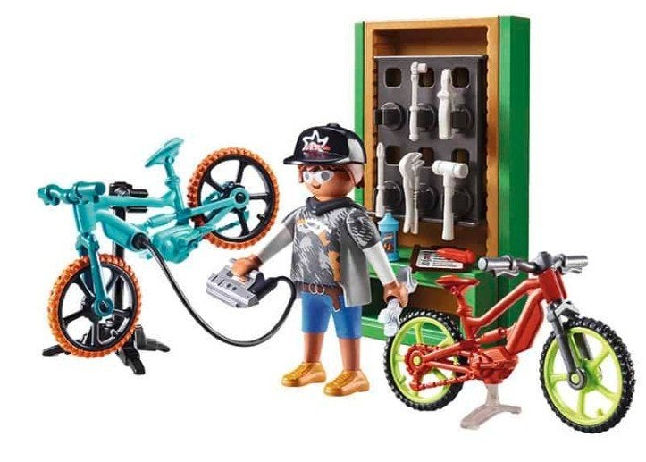 PLAYMOBIL City Life 70674 - fietswerkplaats-set – NIEUW!, Ophalen, Complete set, Overige typen, Nieuw