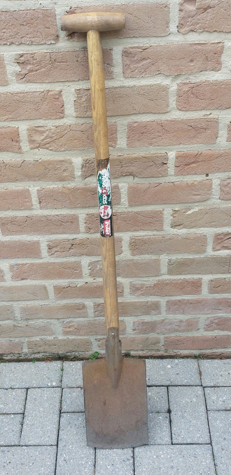 steek spade, Ophalen, Gebruikt, Spade