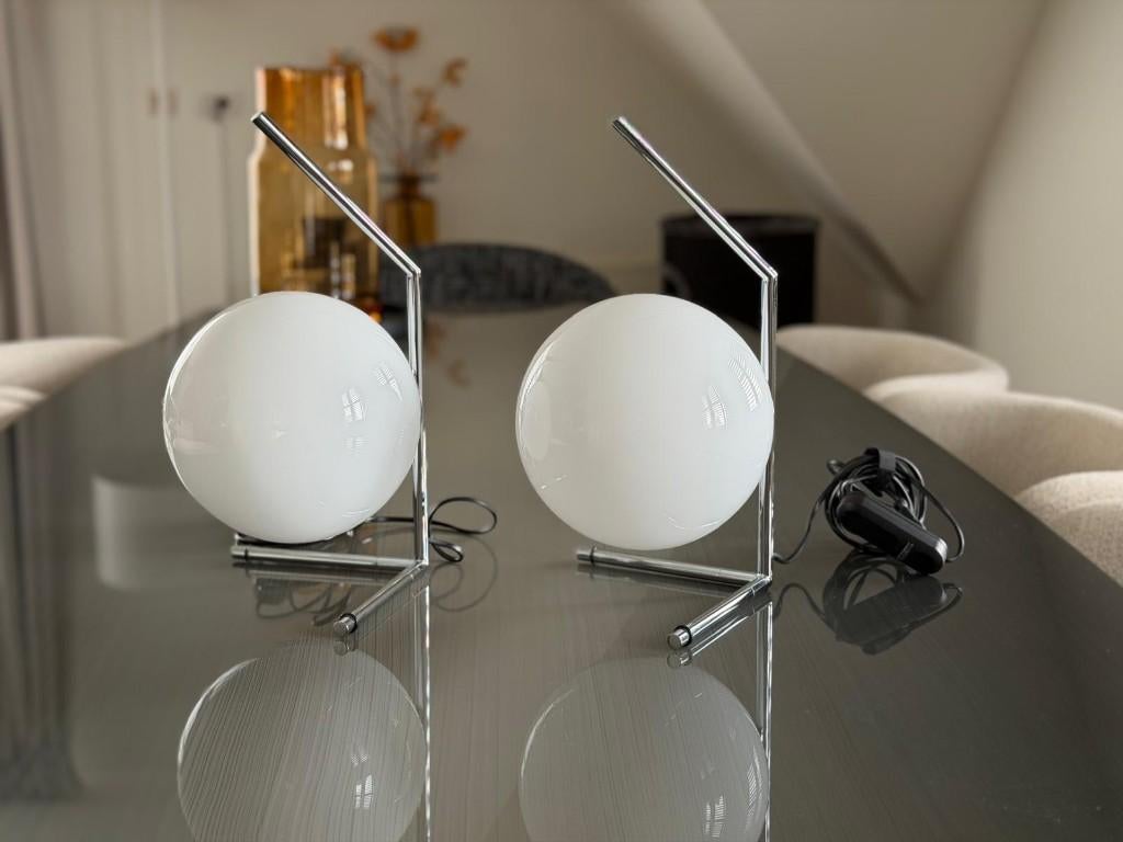 Flos IC Lights T1 à faible teneur en chrome [x2], Enlèvement, Comme neuf, Verre, Moins de 50 cm