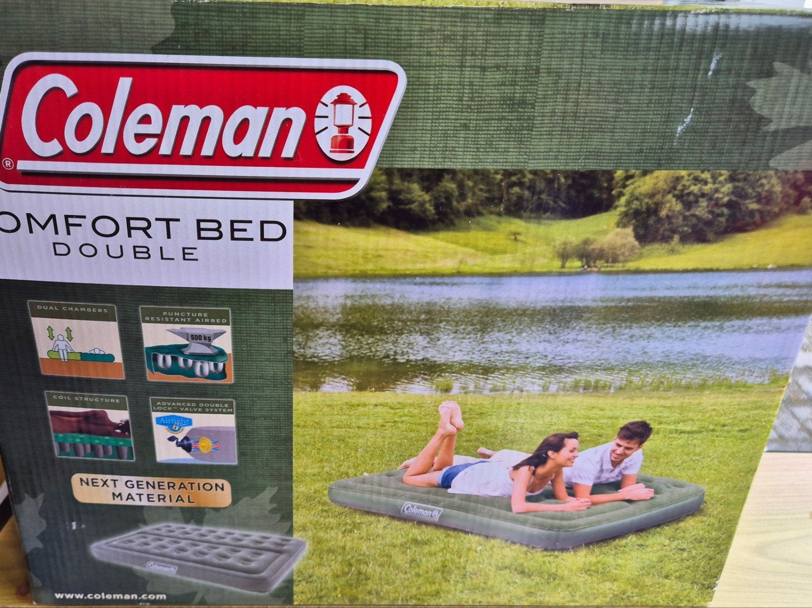 MATELAS GONFLABLES POUR LIT CONFORTABLE COLEMAN NEUFS, Caravanes & Camping, Matelas pneumatiques, Enlèvement ou Envoi, Neuf, 2 personnes