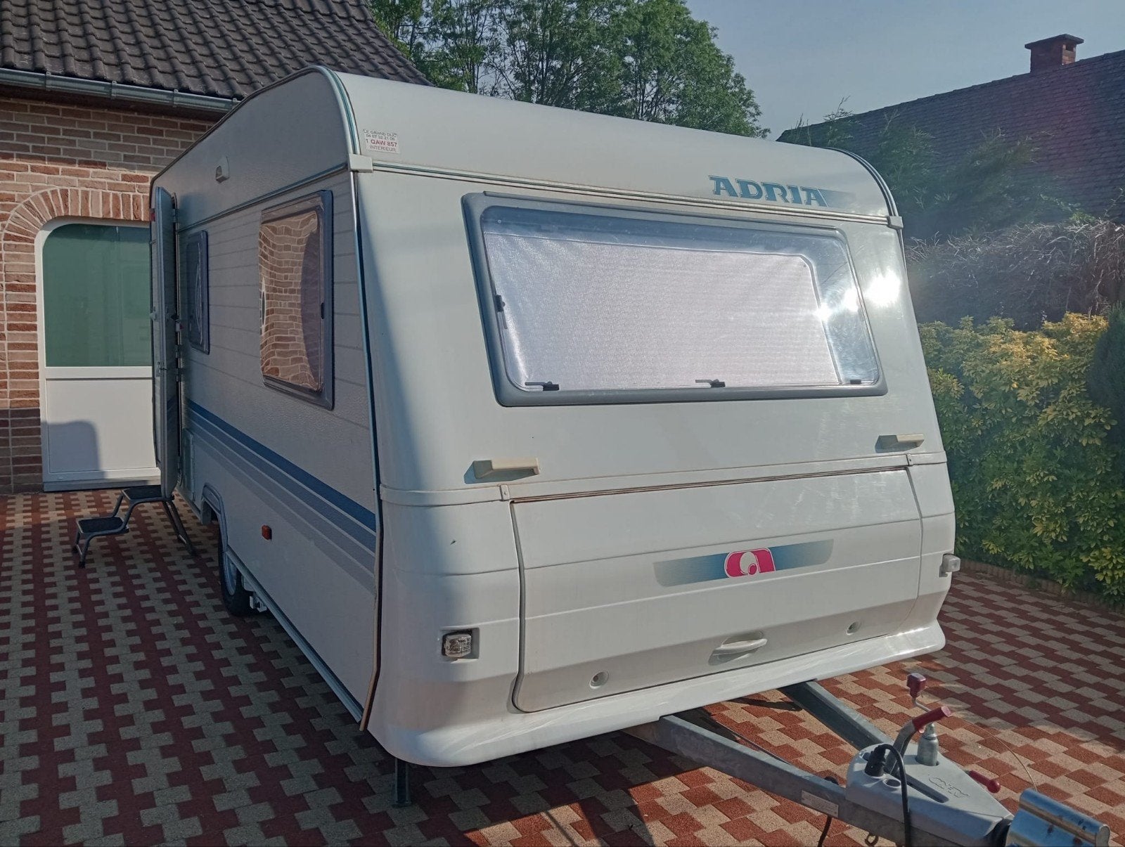 Caravane adria 462 cp avec moover, Caravanes & Camping, Adria, Lit fixe, Roue de secours, Particulier