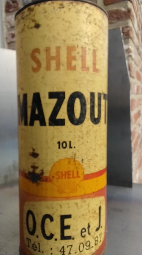 shell olieblik, Verzamelen, Ophalen